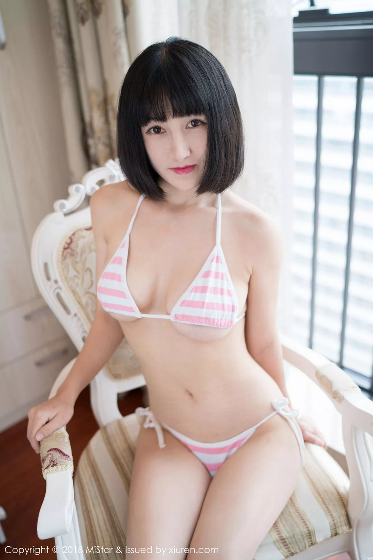 秀人集.com_[MiStar魅妍社]Vol.230_嫩模小探戈居家私房三点式内衣秀完美曲线惹火诱惑写真38P