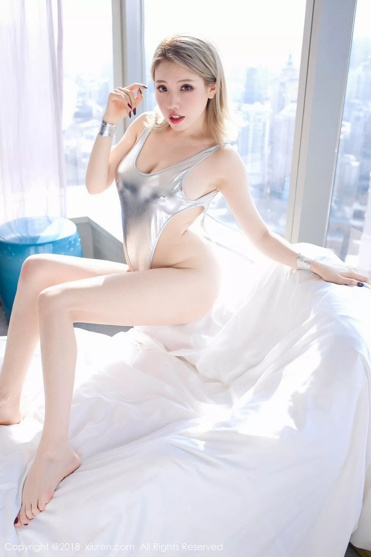 秀人集.com_[XiuRen秀人网]No.1081_嫩模黄乐然钞票床单魅惑+高叉比基尼秀完美身材撩人诱惑写真45P