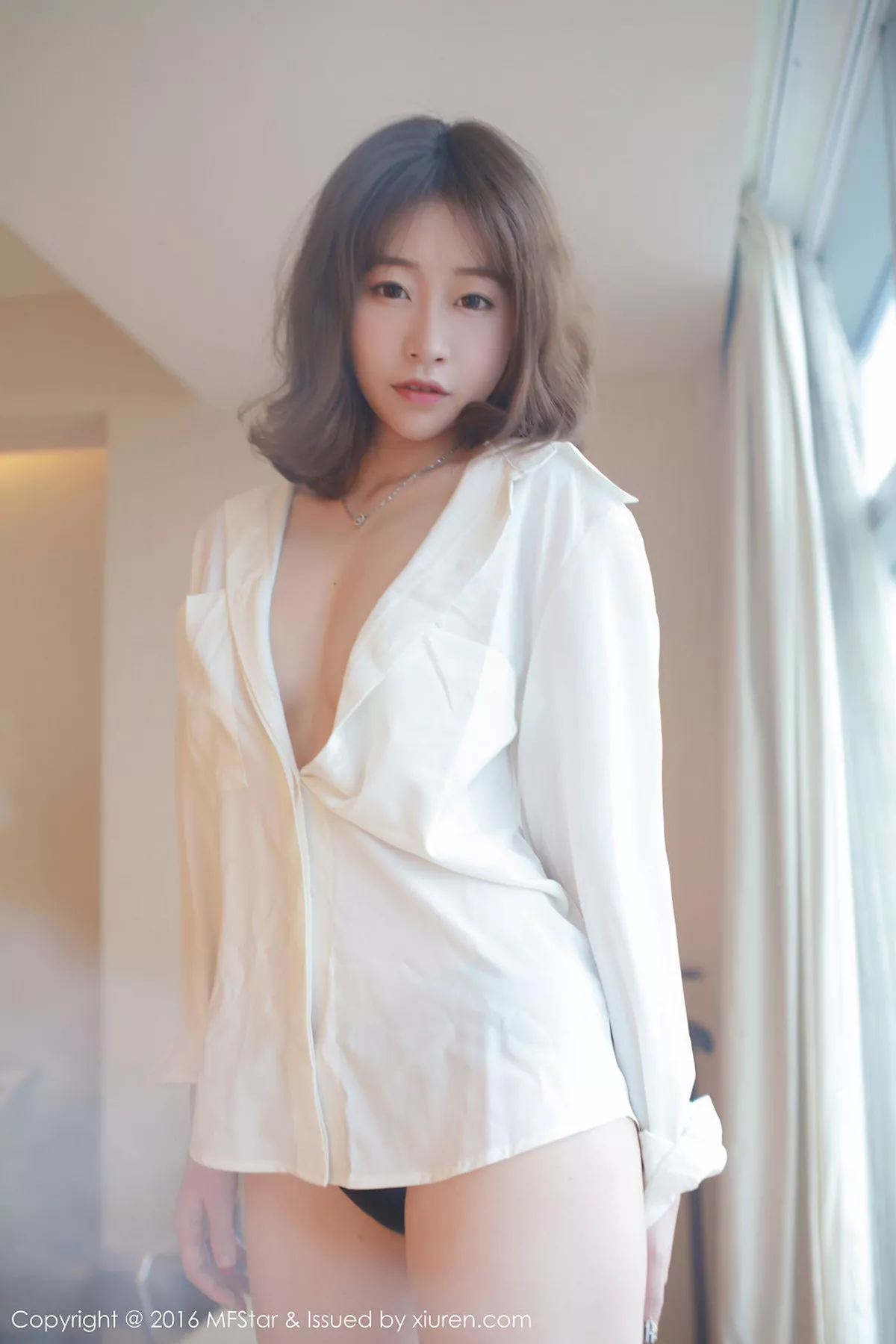 秀人集.com_[MFStar模范学院]Vol.066_嫩模陈思雨Mango居家私房内衣诱人美乳性感翘臀写真50P