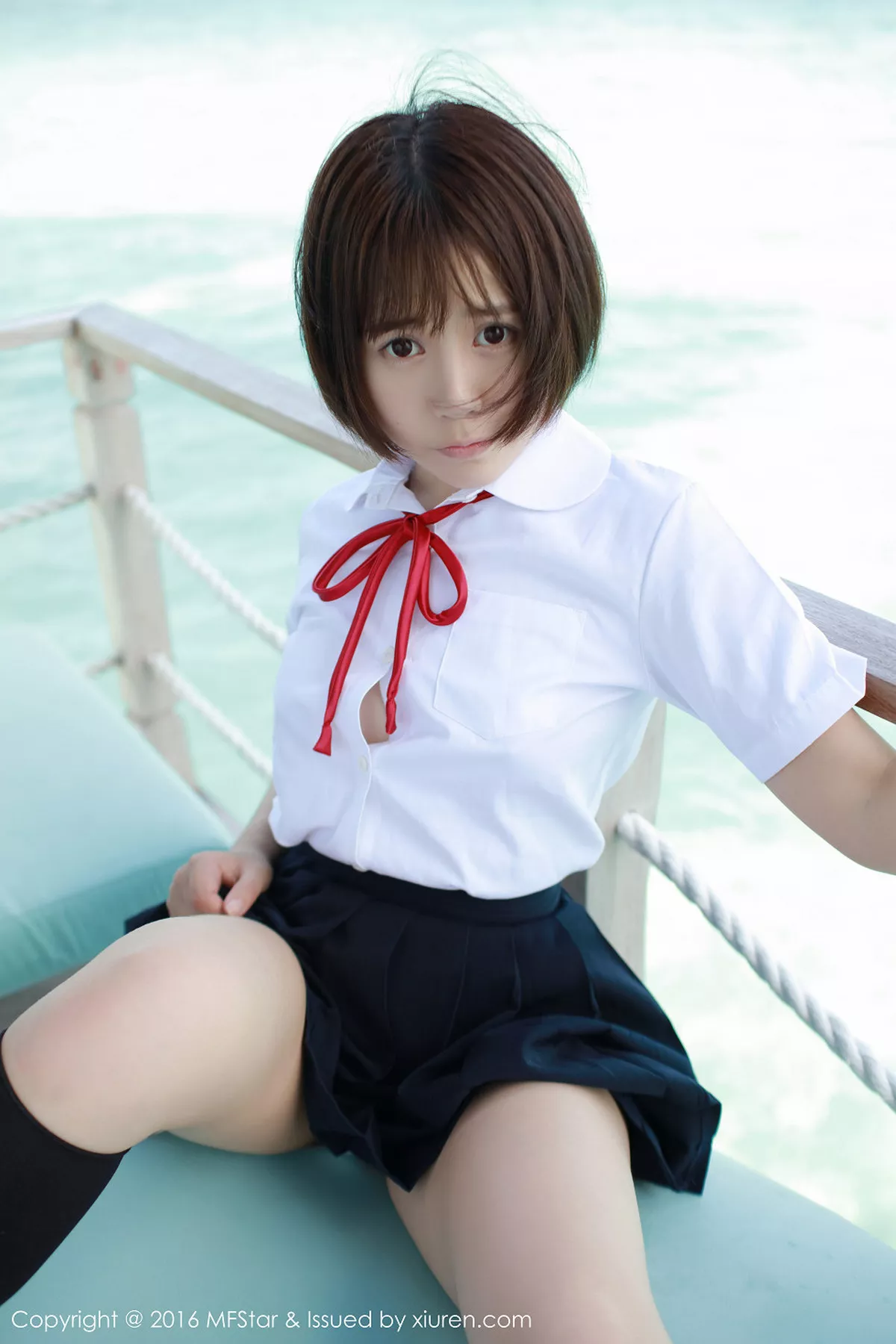 秀人集.com_[MFStar模范学院]Vol.057_Evelyn艾莉马尔代夫旅拍性感比基尼白嫩肌肤写真53P