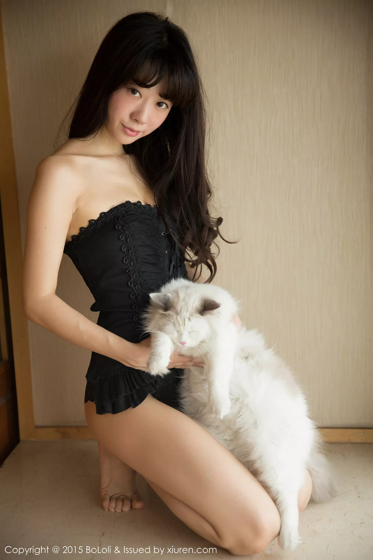 秀人集.com_[BoLoli波萝社]Vol.040_嫩模Suki朱忆音黑色蕾丝内裤诱惑美臀性感内衣写真54P