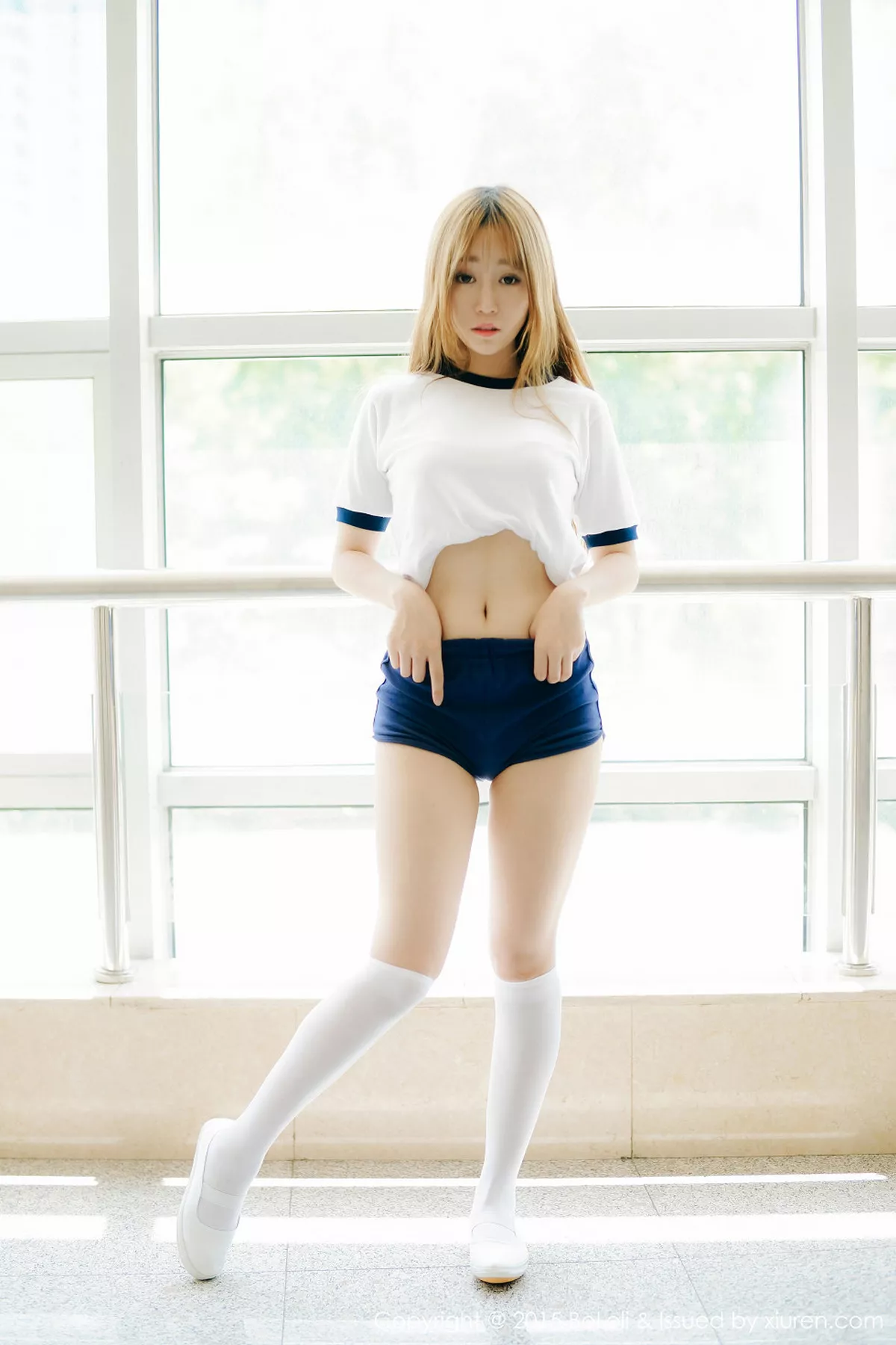 秀人集.com_[BoLoli波萝社]Vol.038_嫩模王雨纯校园体操服秀完美身材诱惑翘臀写真50P