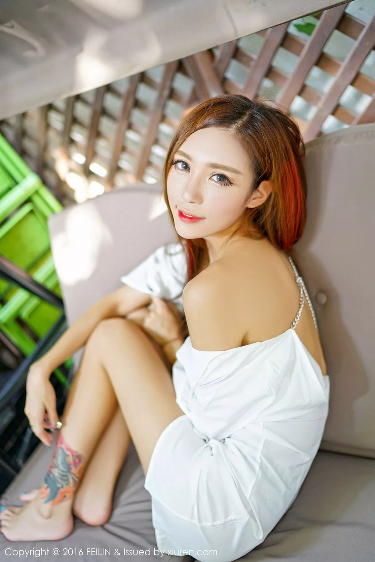 秀人集.com_[FeiLin嗲囡囡]Vol.055_美女主播梦小楠小夜猫白色透视情趣内衣完美诱惑写真47P