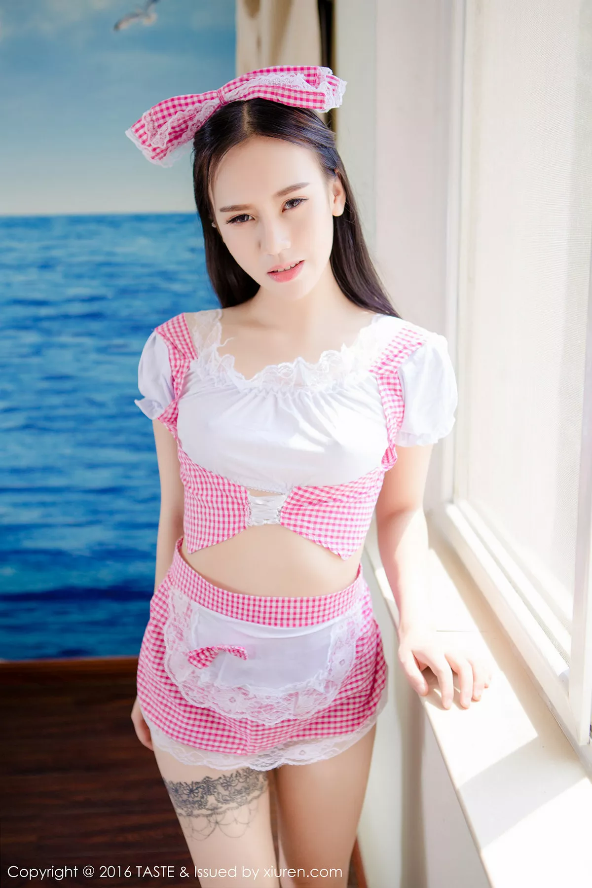 秀人集.com_[Taste顽味生活]Vol.030_嫩模Milk大萌丁字裤情趣内衣美臀屁沟撩人诱惑写真35P