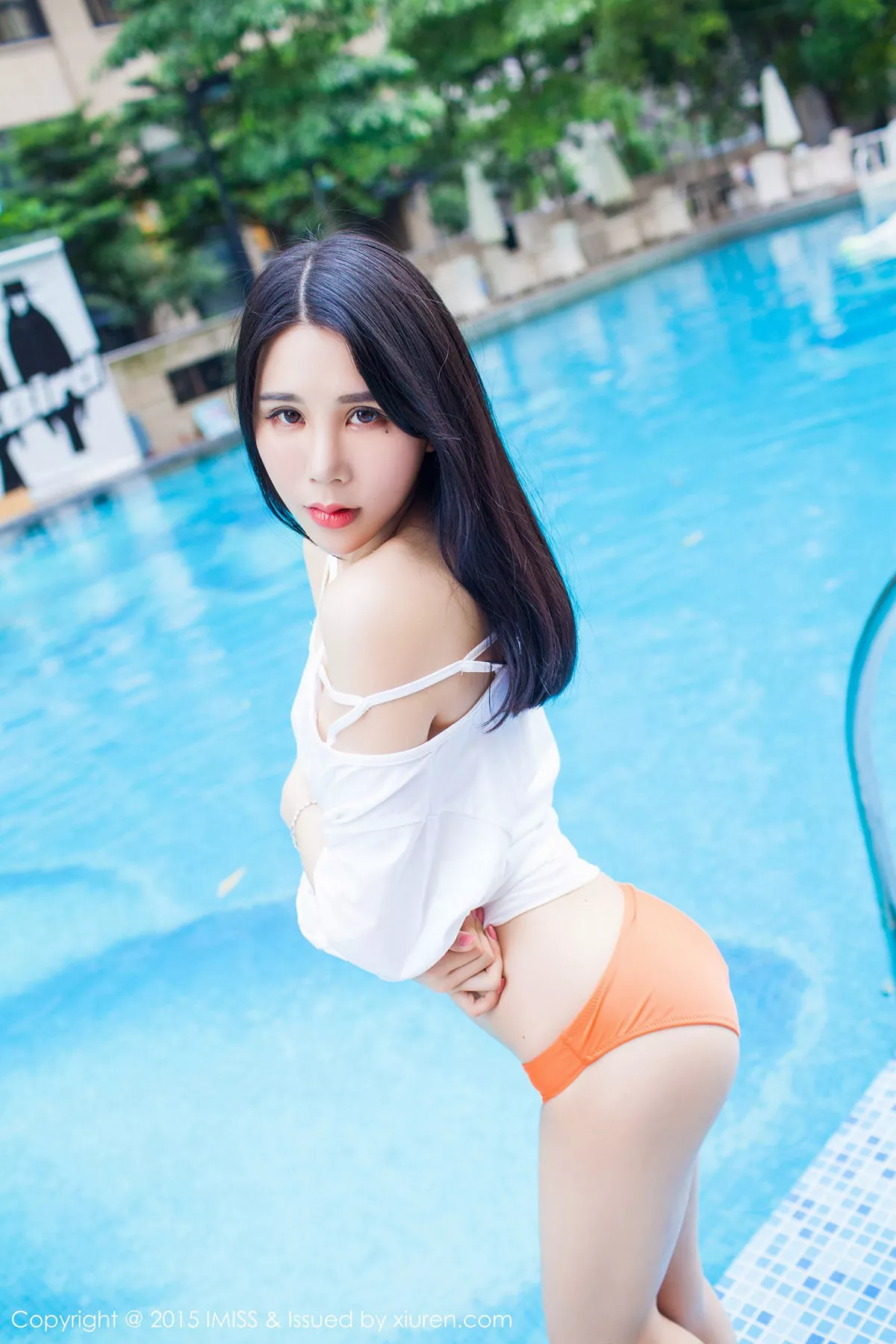 秀人集.com_[IMISS爱蜜社]Vol.048_嫩模林恩芝黑色蕾丝内裤秀美臀性感内衣迷人美胸写真50P