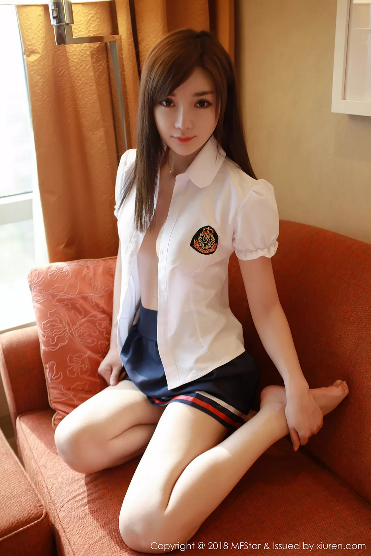 秀人集.com_[MFStar模范学院]Vol.146_嫩模韩子萱mm私房真空学生装露白嫩豪乳半球撩人诱惑写真36P