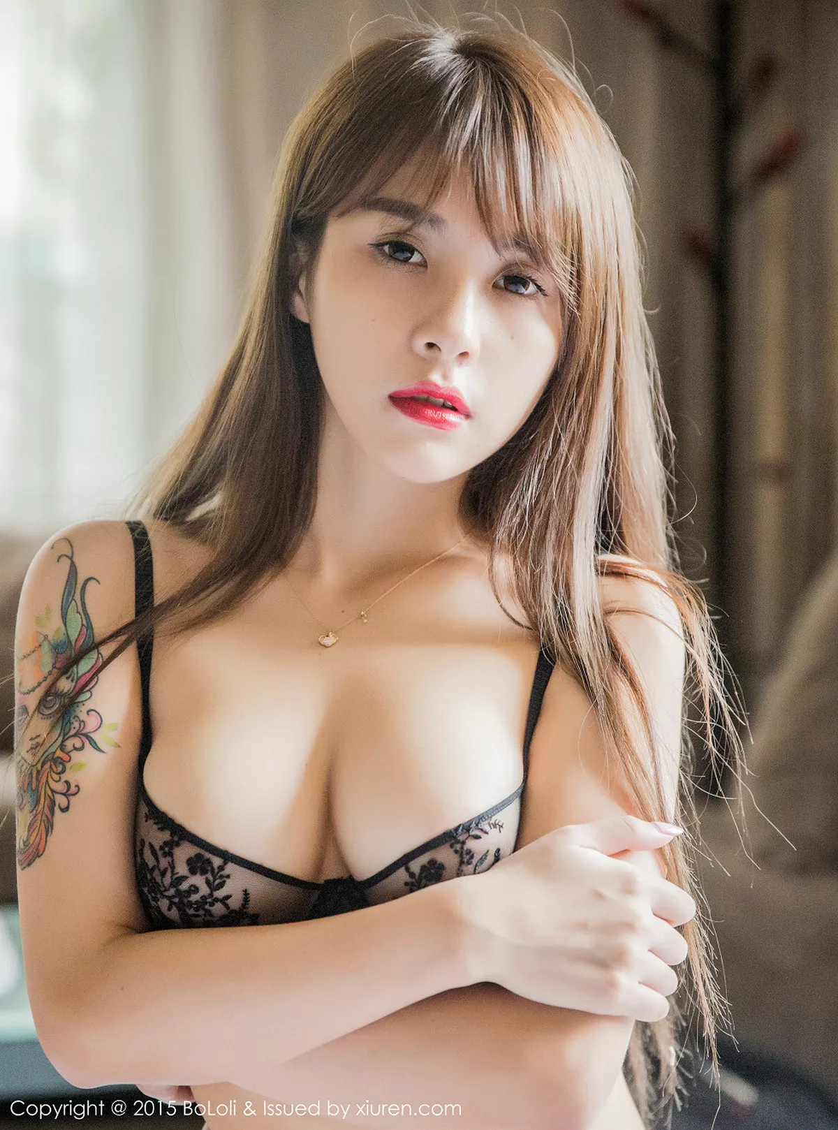 秀人集.com_[BoLoli波萝社]Vol.055_嫩模夏美酱撩白色内衣露美乳半球性感私房写真44P