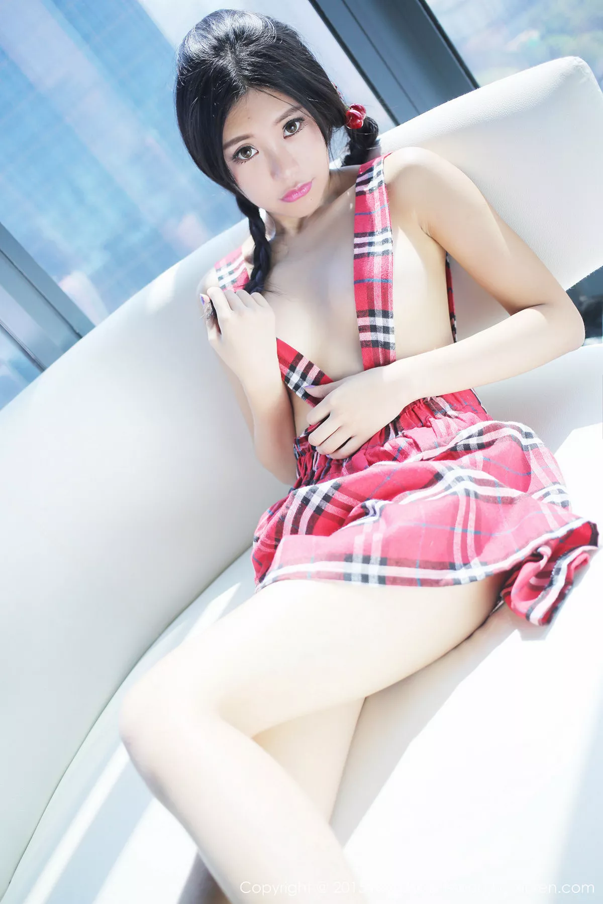 秀人集.com_[MyGirl美媛馆]Vol.091_嫩模绮里嘉ula泰国旅拍性感红色比基尼完美身材写真54P