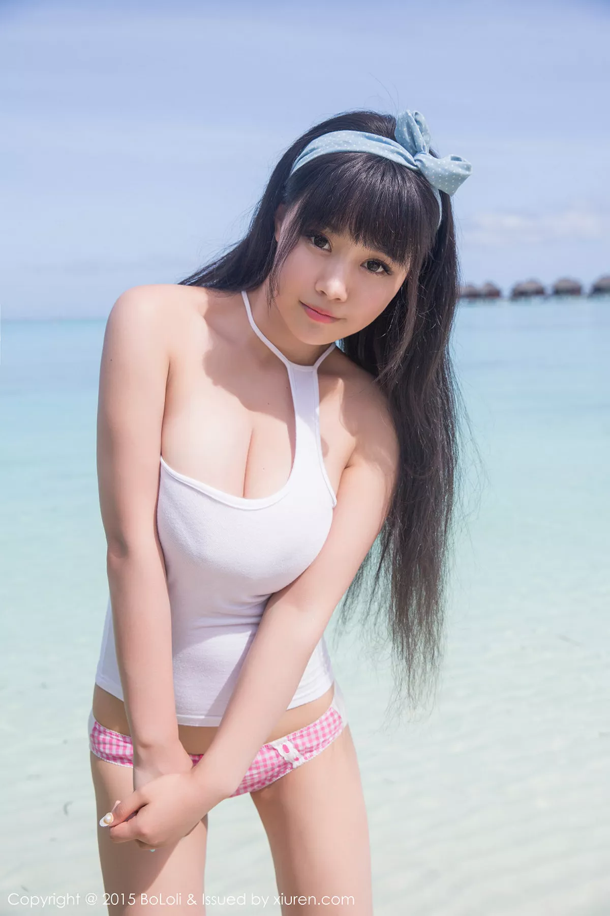 秀人集.com_[BoLoli波萝社]Vol.050_嫩模Barbie可儿马尔代夫旅拍性感比基尼超级豪乳诱惑48P