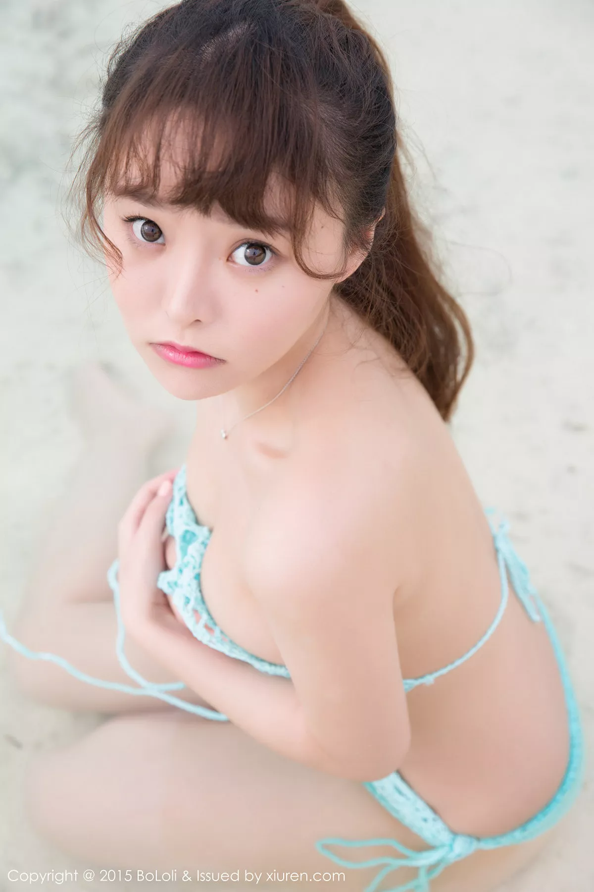 秀人集.com_[BoLoli波萝社]Vol.052_嫩模柳侑绮Sevenbaby网状毛线内衣水中湿身诱惑写真49P