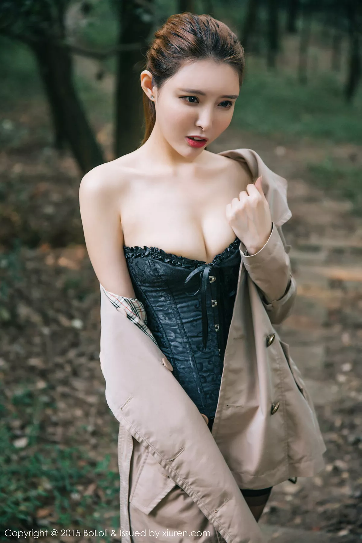 秀人集.com_[BoLoli波萝社]Vol.073_嫩模夏小秋秋秋心愿旅拍黑色透视比基尼秀豪乳写真48P