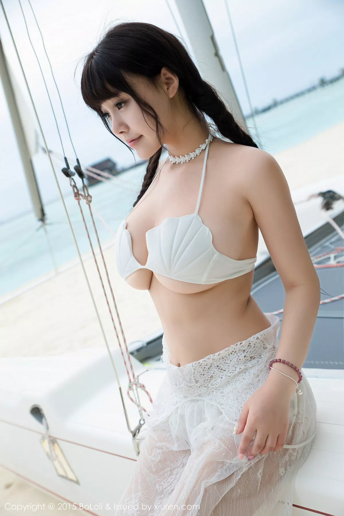 秀人集.com_[BoLoli波萝社]Vol.057_嫩模Barbie可儿泳池里性感比基尼半脱秀豪乳诱惑写真49P