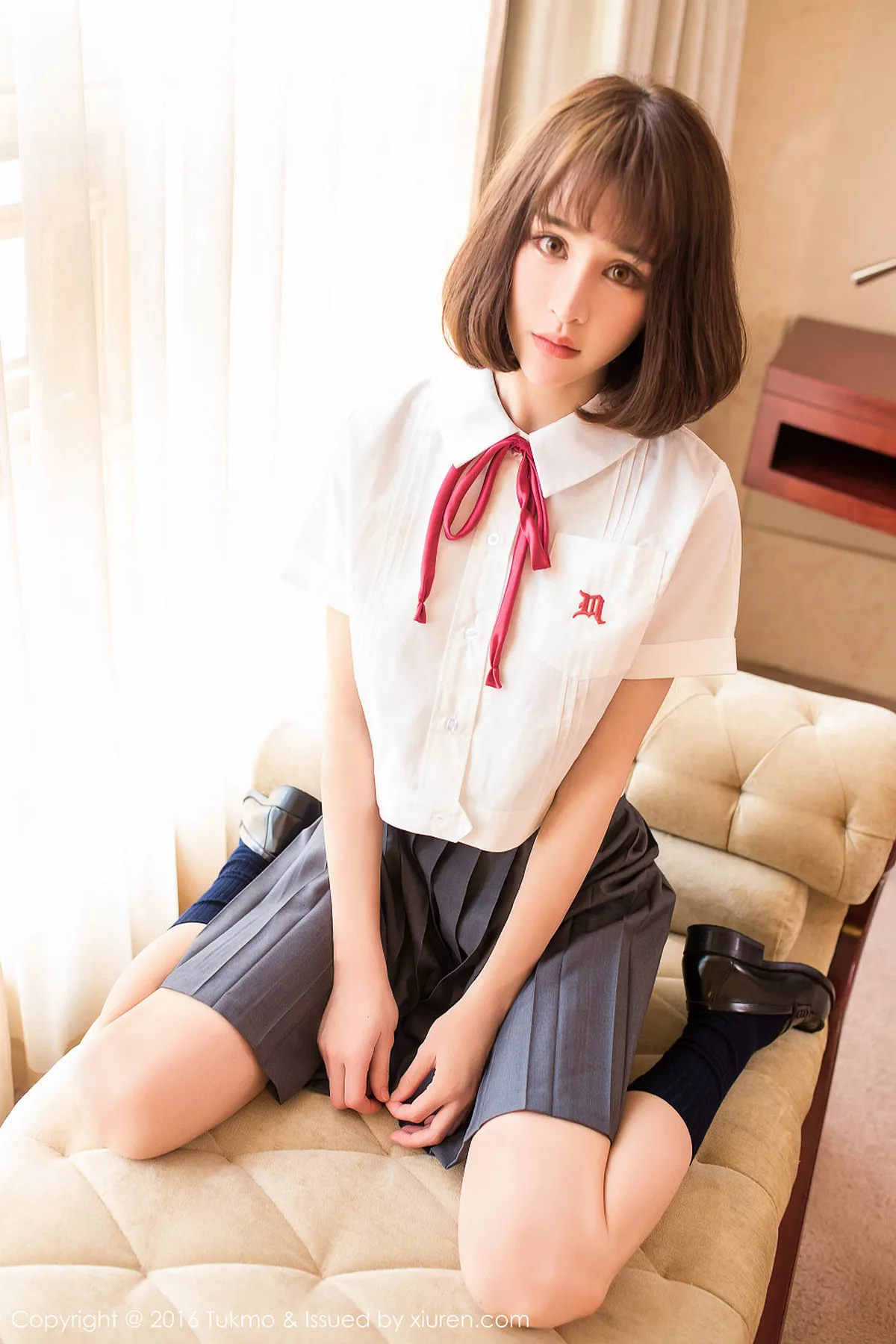 秀人集.com_[Tukmo兔几盟]Vol.093_嫩模Cheryl青树学生制服现性感内衣秀完美身材诱惑写真40P