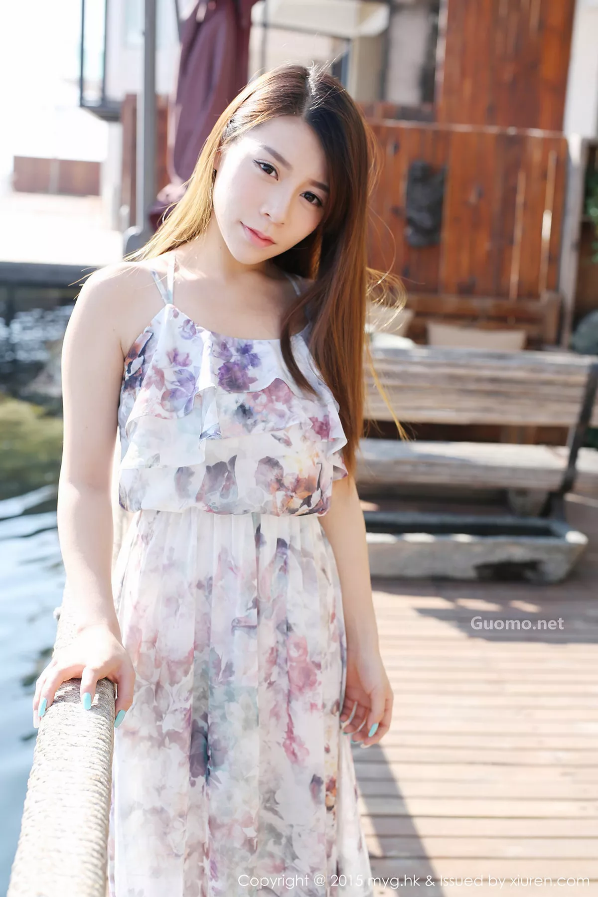 秀人集.com_[MyGirl美媛馆]Vol.106_嫩模vetiver嘉宝贝儿大理旅拍连身花长裙清新迷人写真50P