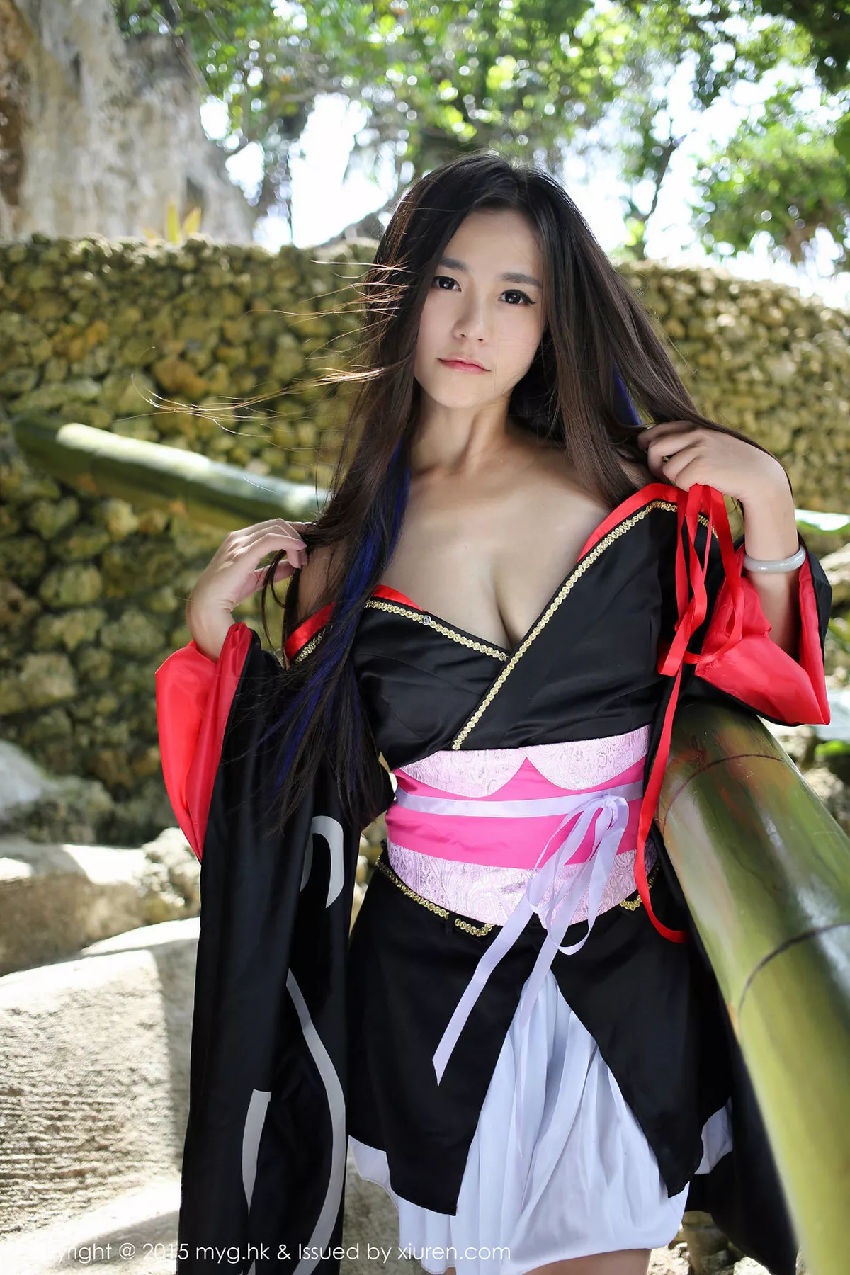 秀人集.com_[MyGirl美媛馆]Vol.136_嫩模Moa小姐菲律宾长滩旅拍日本和服秀完美曲线写真61P