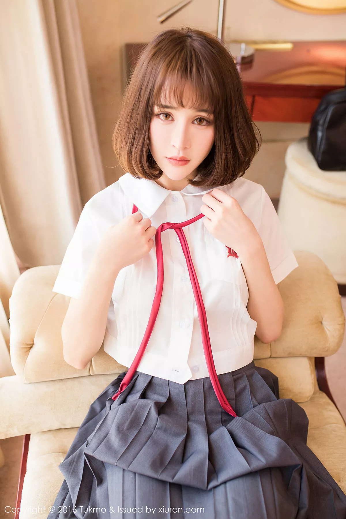 秀人集.com_[Tukmo兔几盟]Vol.093_嫩模Cheryl青树学生制服现性感内衣秀完美身材诱惑写真40P