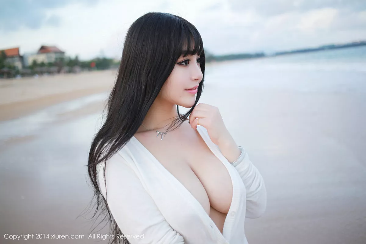 秀人集.com_[XiuRen秀人网]No.150_嫩模Barbie可儿三亚旅拍沙滩边性感内衣豪乳诱惑写真54P