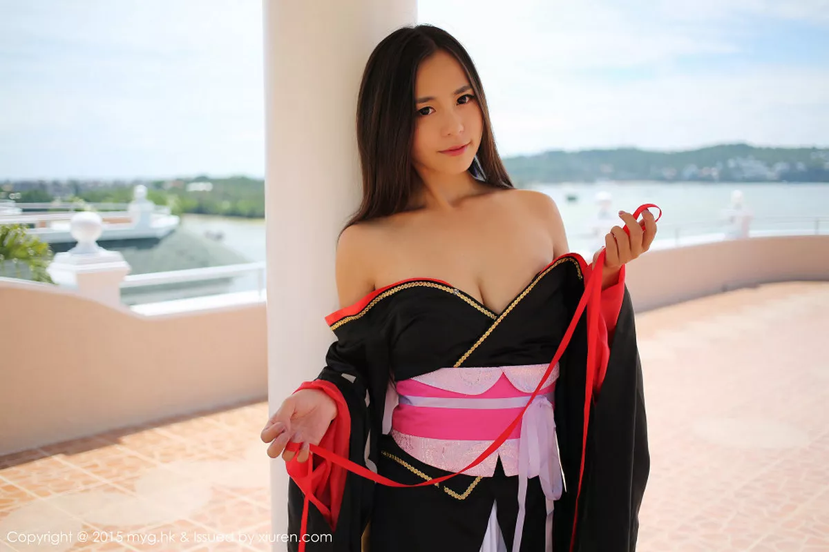 秀人集.com_[MyGirl美媛馆]Vol.136_嫩模Moa小姐菲律宾长滩旅拍日本和服秀完美曲线写真61P