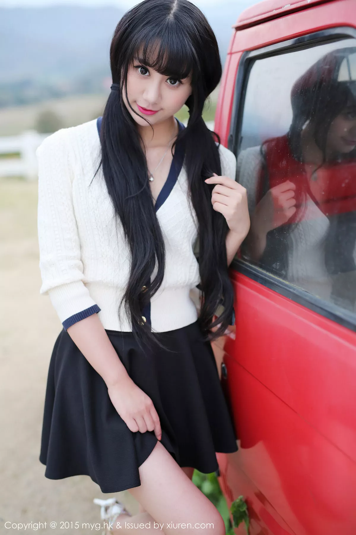 秀人集.com_[MyGirl美媛馆]Vol.102_嫩模杨晓青儿泰国Pai县旅拍白色蕾丝袜诱惑翘臀写真60P