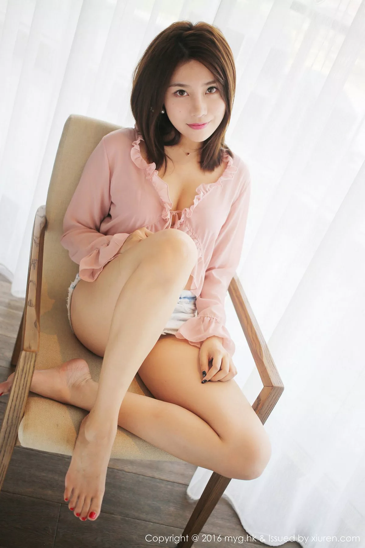 秀人集.com_[MyGirl美媛馆]Vol.223_嫩模许诺Sabrina牛仔热裤性感内衣楚楚可人迷人写真53P