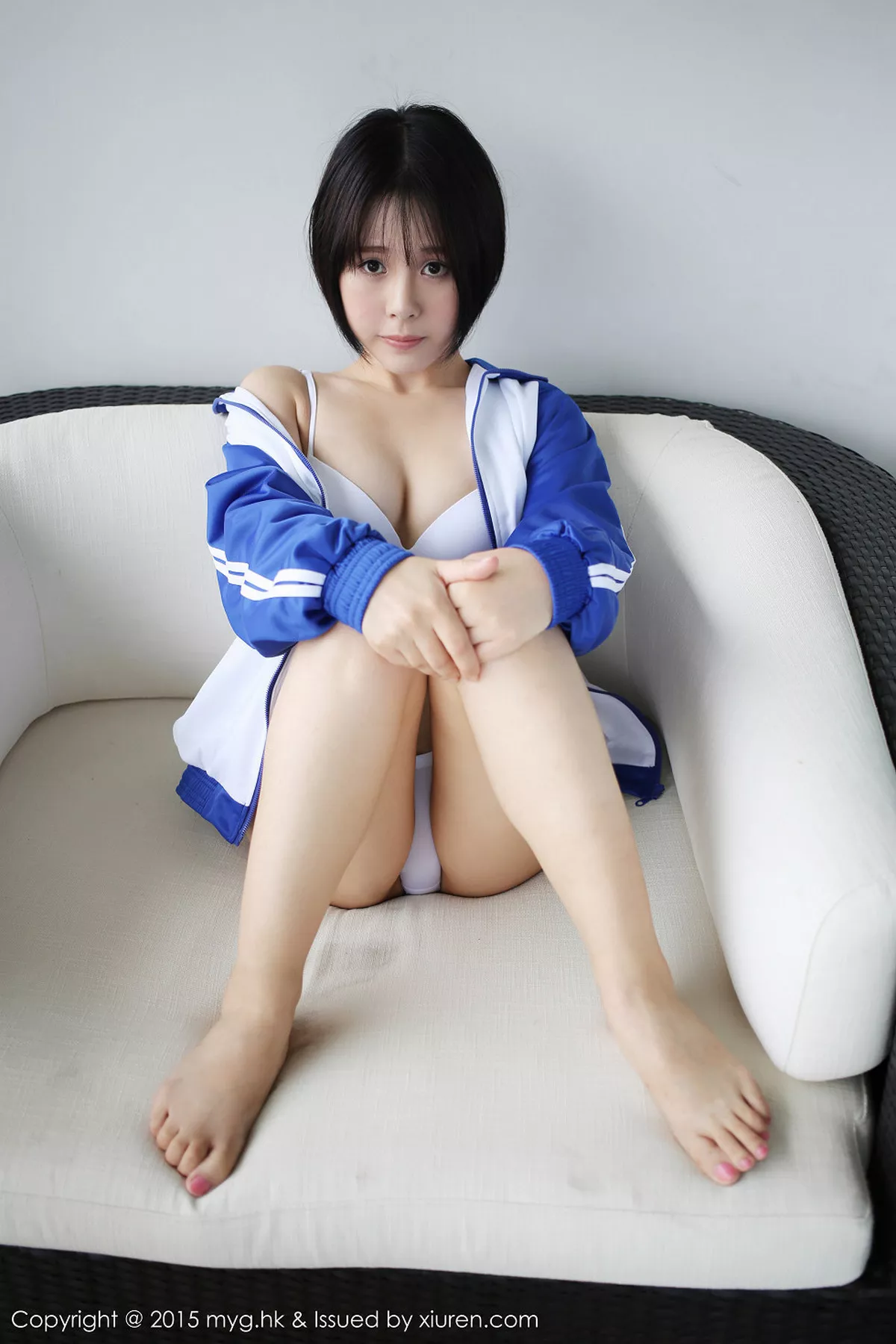 秀人集.com_[MyGirl美媛馆]Vol.153_嫩模Evelyn艾莉三亚旅拍白色内衣撩人姿势诱惑写真49P