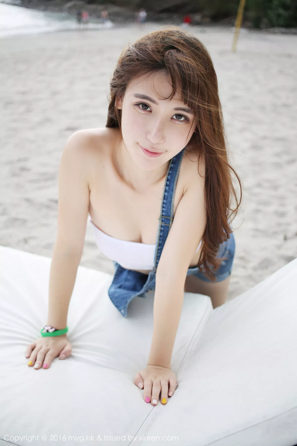 秀人集.com_[MyGirl美媛馆]Vol.191_嫩模熊吖BOBO龙目岛旅拍沙滩边白纱裙下性感美臀写真67P