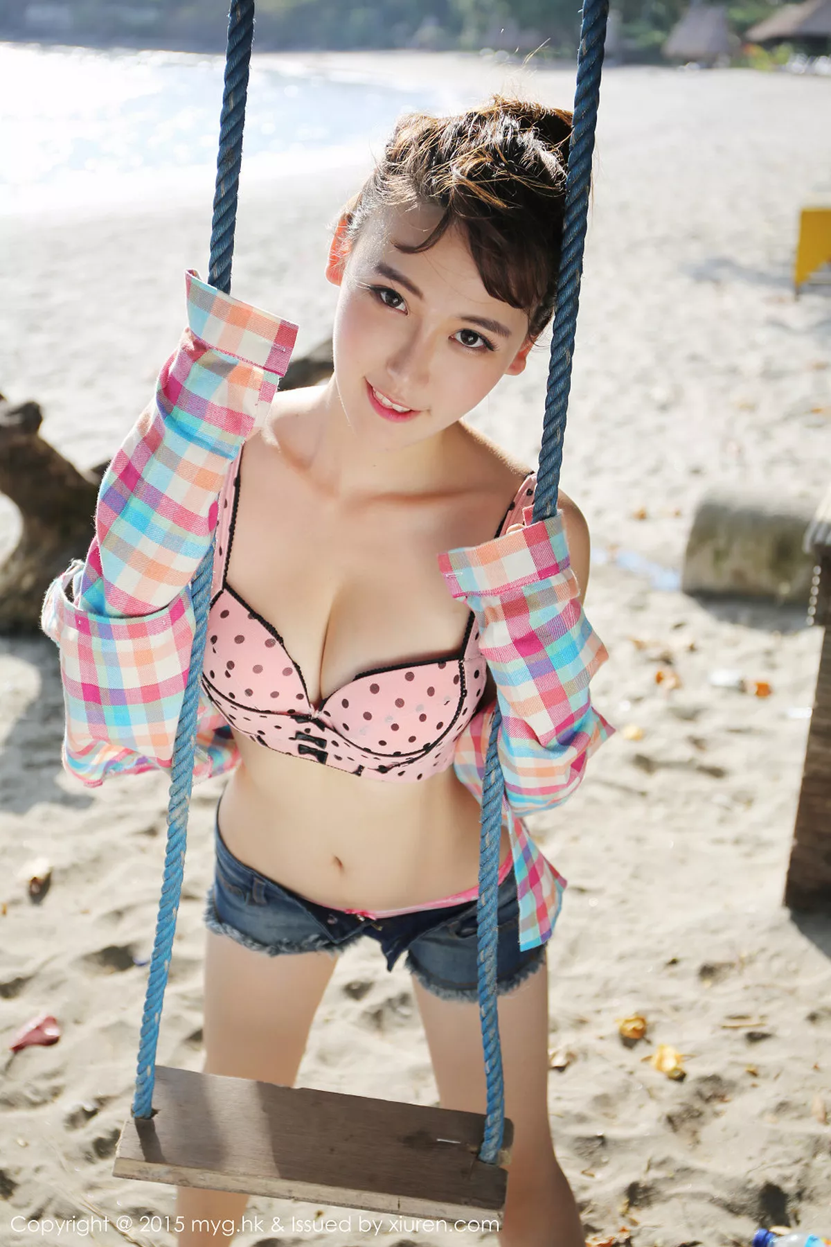 秀人集.com_[MyGirl美媛馆]Vol.158_嫩模熊吖BOBO龙目岛第四套红色圆点比基尼完美诱惑62P
