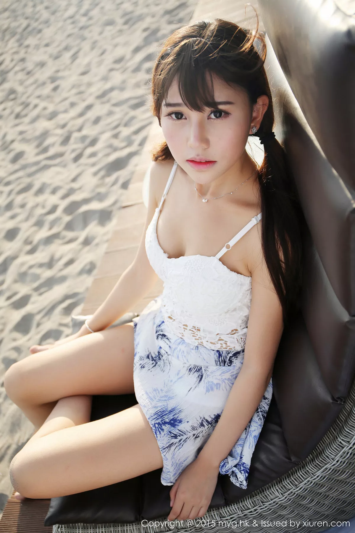 秀人集.com_[MyGirl美媛馆]Vol.154_嫩模Milk楚楚龙目岛旅拍第三套吊带白色内衣清新迷人写真43P