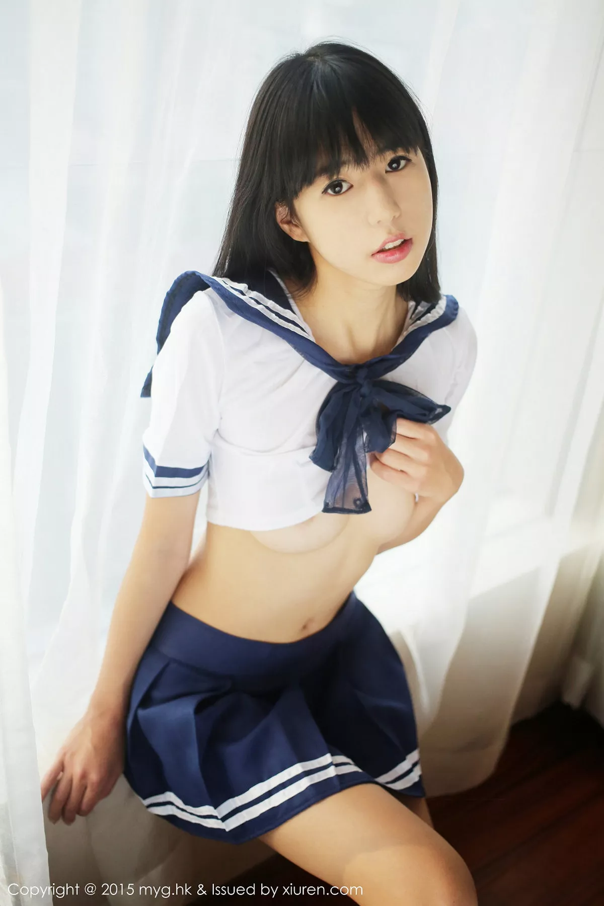 秀人集.com_[MyGirl美媛馆]Vol.184_嫩模Ellie艾栗栗学生妹水手服真空秀美乳半球诱惑写真42P