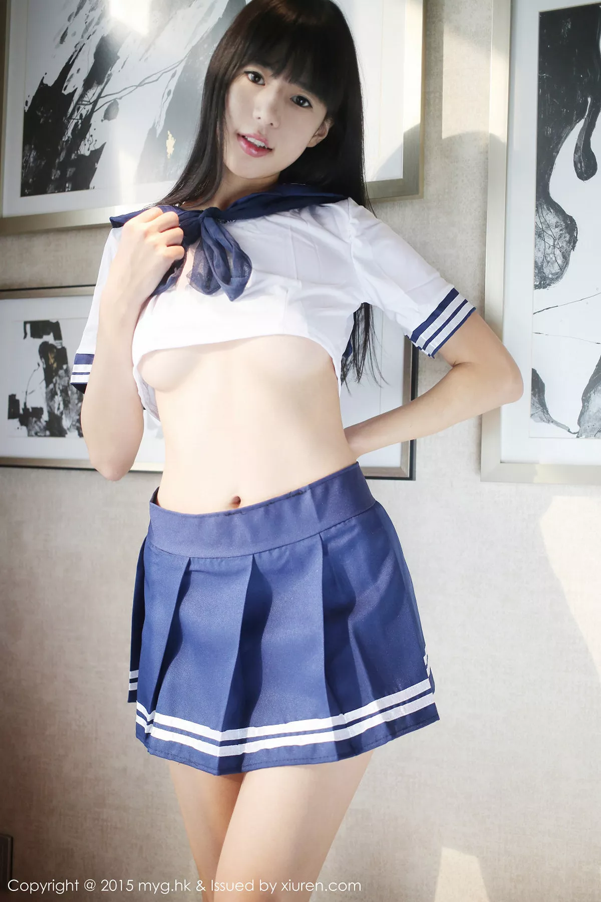 秀人集.com_[MyGirl美媛馆]Vol.184_嫩模Ellie艾栗栗学生妹水手服真空秀美乳半球诱惑写真42P