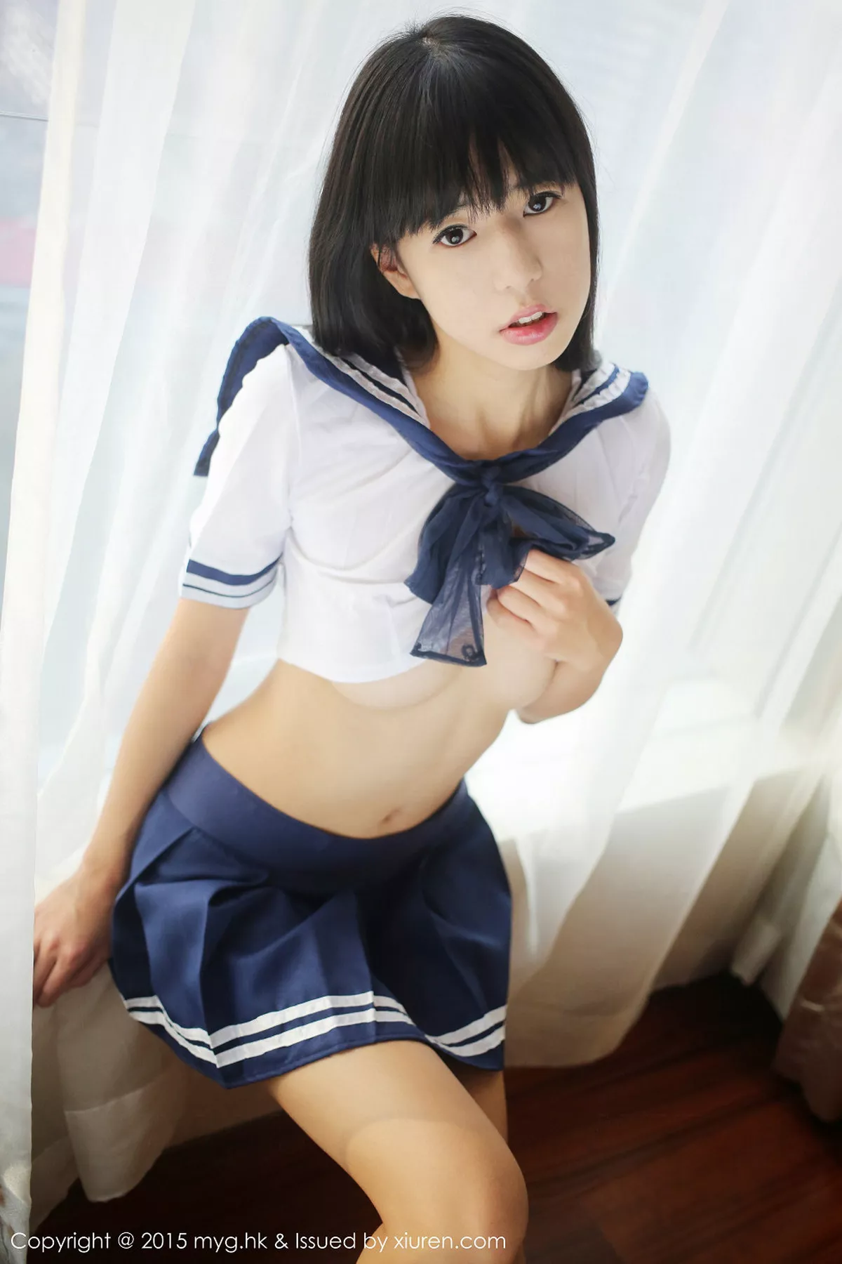 秀人集.com_[MyGirl美媛馆]Vol.184_嫩模Ellie艾栗栗学生妹水手服真空秀美乳半球诱惑写真42P