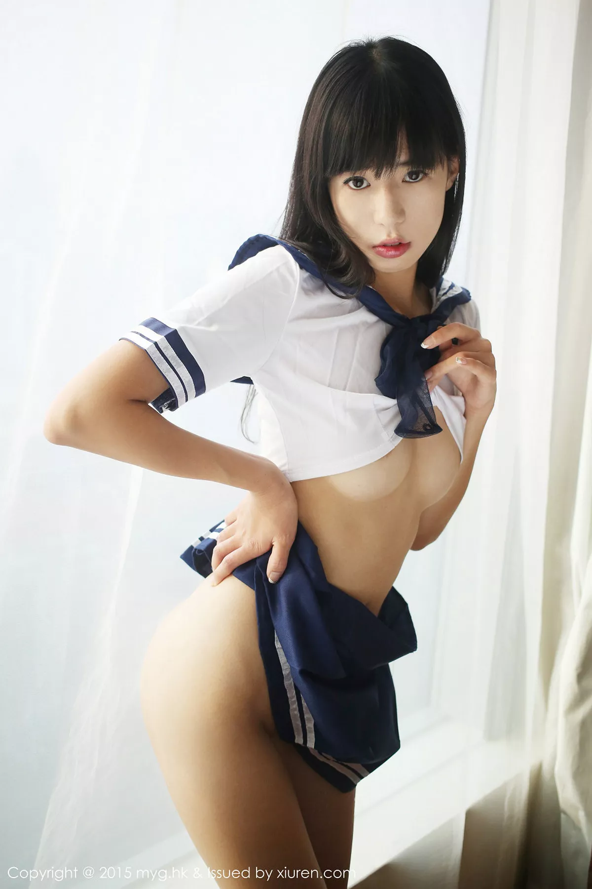 秀人集.com_[MyGirl美媛馆]Vol.184_嫩模Ellie艾栗栗学生妹水手服真空秀美乳半球诱惑写真42P