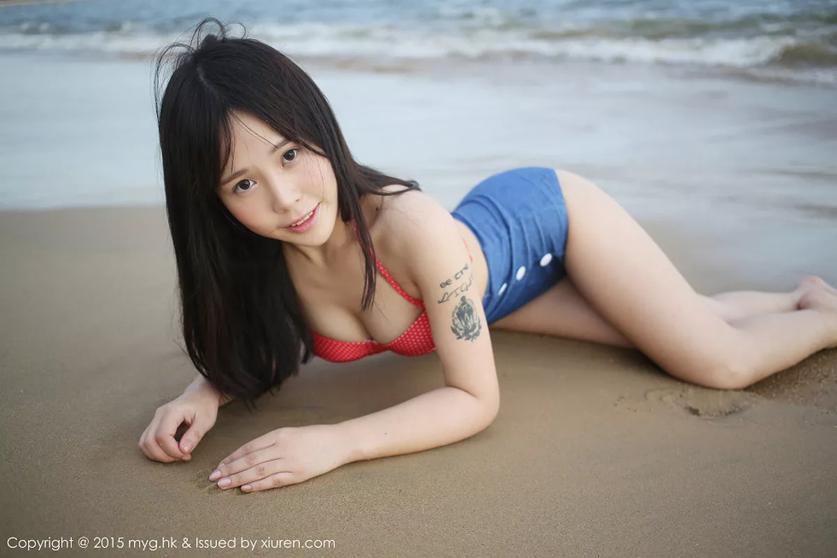 秀人集.com_[MyGirl美媛馆]Vol.175_嫩模Evelyn艾莉三亚旅拍黑色死库水秀完美身材写真73P