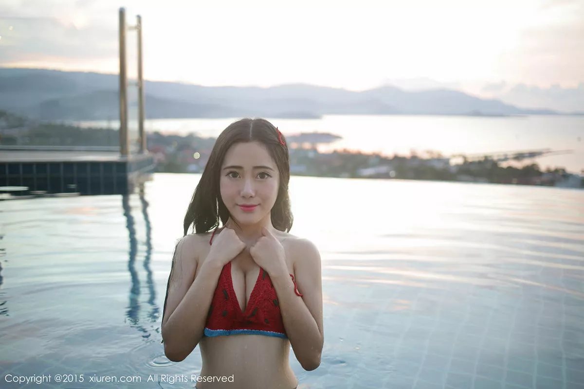 秀人集.com_[XiuRen秀人网]No.445_嫩模兜豆靓Youlina苏梅岛旅拍性感小野猫豪乳诱惑写真55P