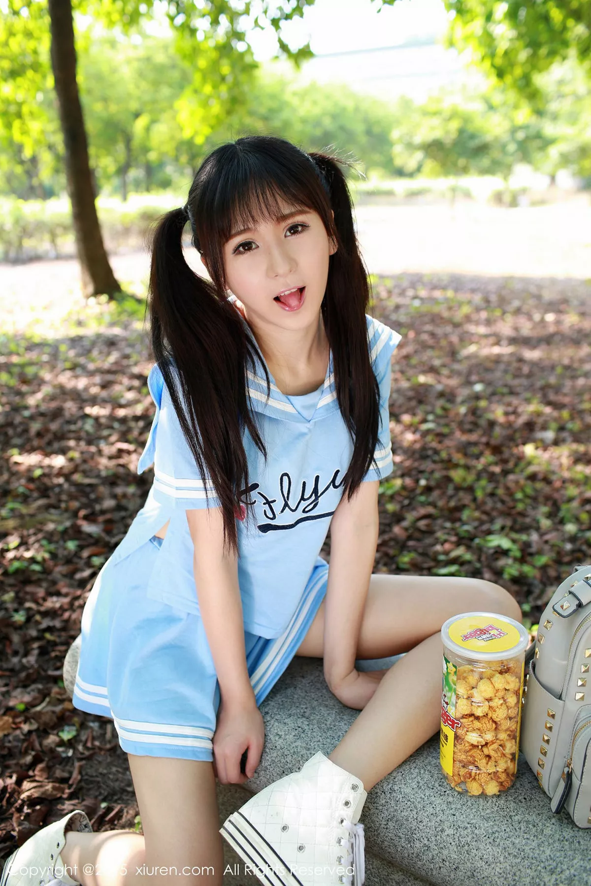 秀人集.com_[XiuRen秀人网]No.387_嫩模唐雨辰TYC双马尾辫户外清纯学生装性感迷人写真68P