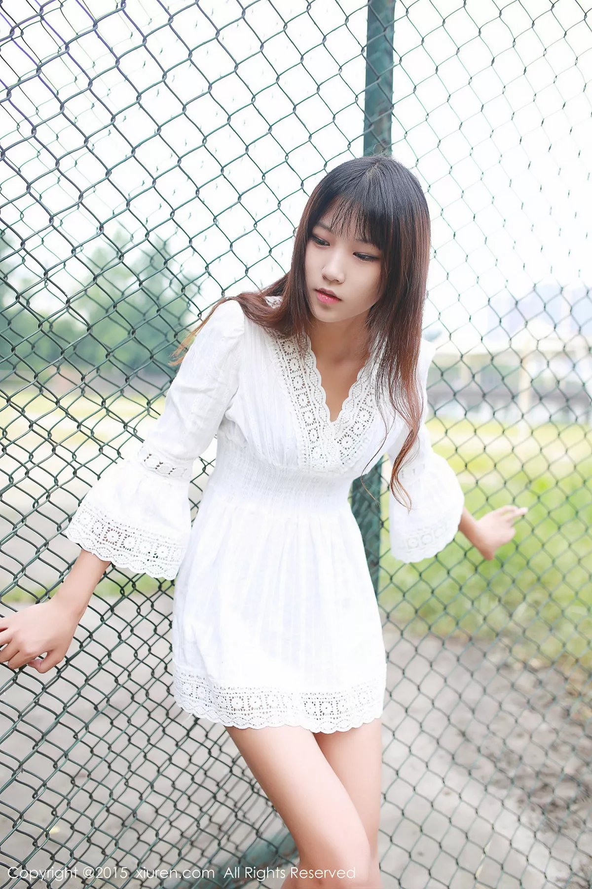 秀人集.com_[XiuRen秀人网]No.357_秀发嫩模徐畅和徐畅白色衬衫户外清新迷人写真46P