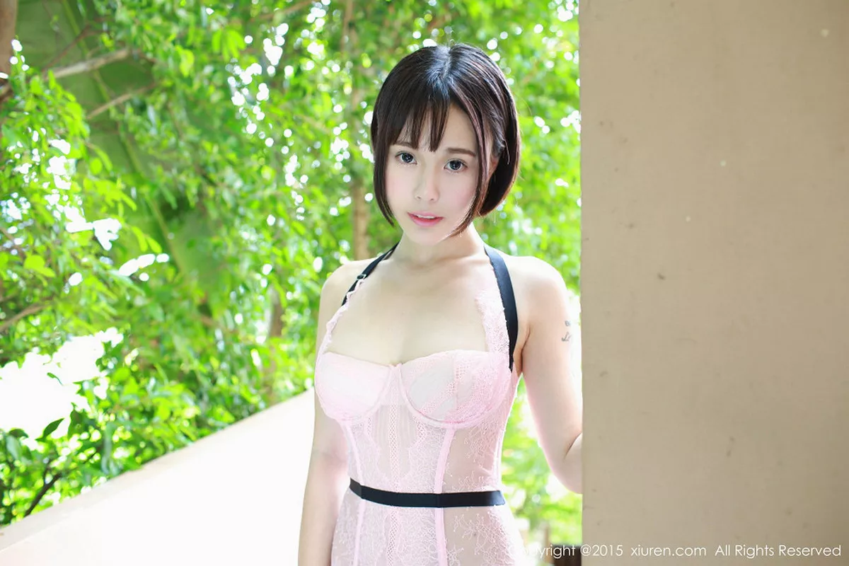 秀人集.com_[XiuRen秀人网]No.442_嫩模Evelyn艾莉泰国苏梅岛旅拍性感情趣内衣黑网诱惑写真52P