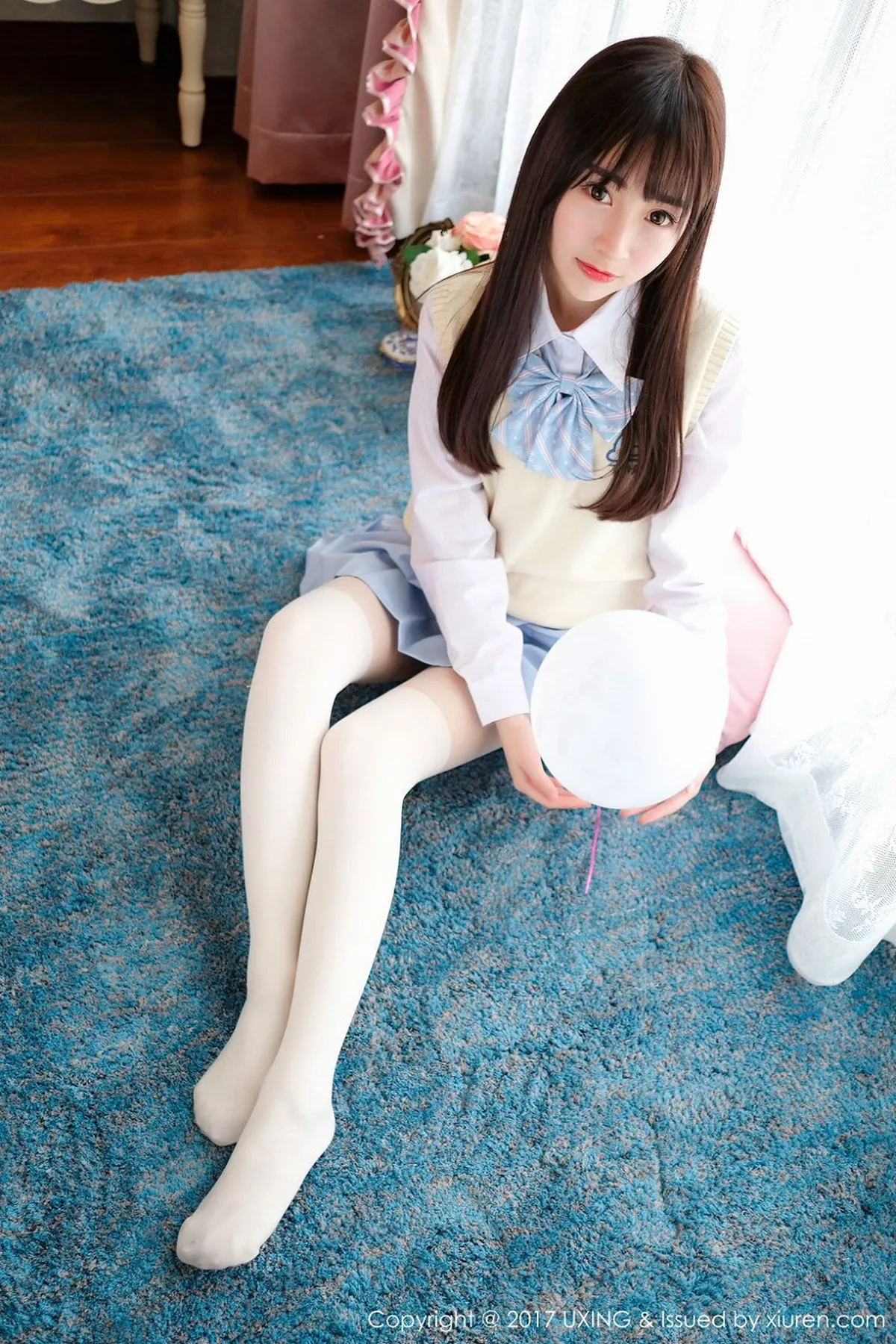 秀人集.com_[UXING优星馆]Vol.041_萝莉妹子丸子mayuki清纯学生装秀完美身材清爽迷人写真43P