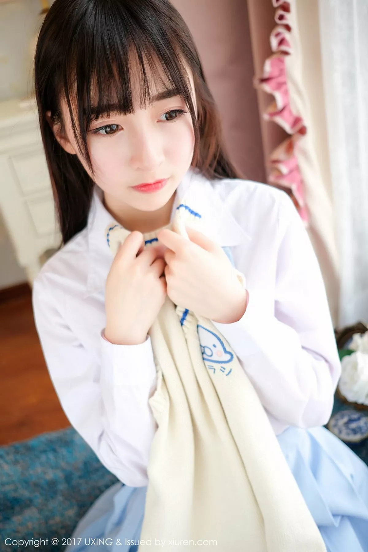 秀人集.com_[UXING优星馆]Vol.041_萝莉妹子丸子mayuki清纯学生装秀完美身材清爽迷人写真43P