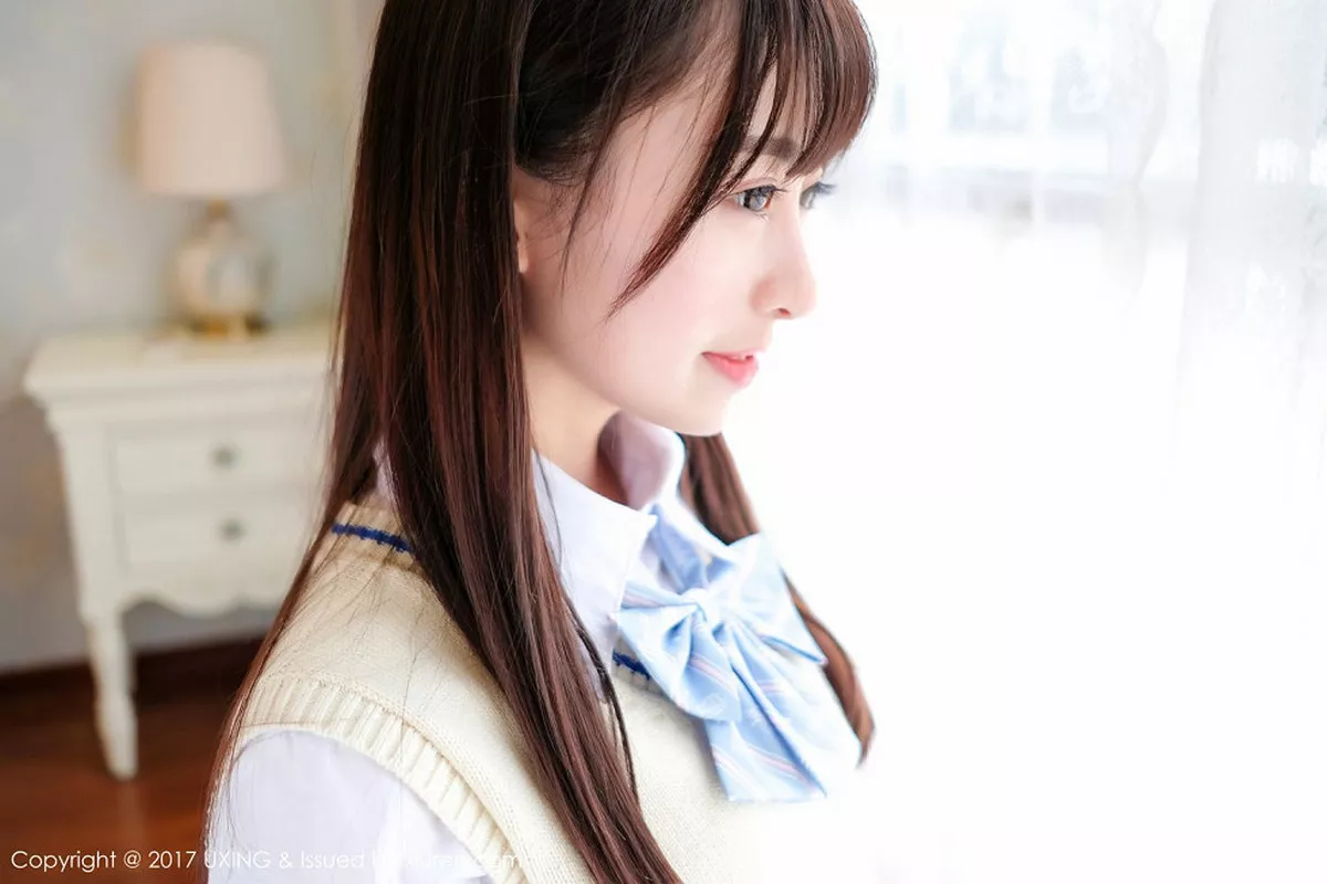 秀人集.com_[UXING优星馆]Vol.041_萝莉妹子丸子mayuki清纯学生装秀完美身材清爽迷人写真43P