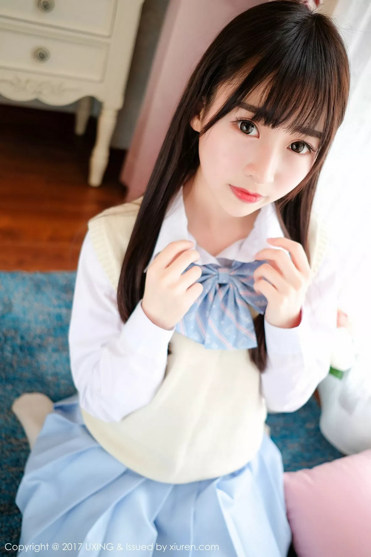 秀人集.com_[UXING优星馆]Vol.041_萝莉妹子丸子mayuki清纯学生装秀完美身材清爽迷人写真43P