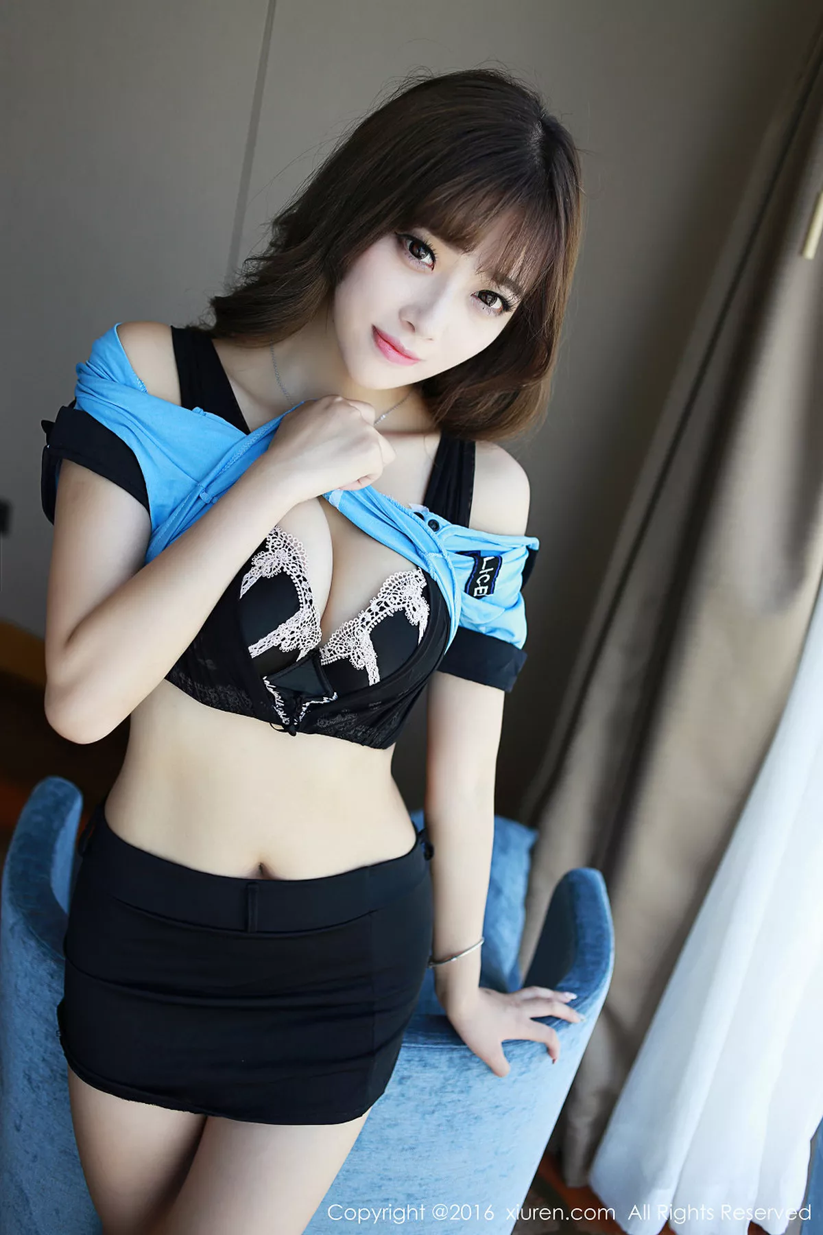 秀人集.com_[XiuRen秀人网]No.598_嫩模sugar小甜心CC女警制服半脱内裤秀美臀屁沟撩人诱惑写真58P