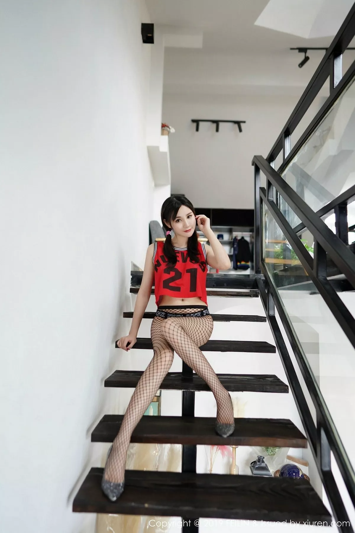 秀人集.com_[FeiLin嗲囡囡]Vol.206_嫩模Celina青妍私房真空秋衣+粉色情趣内衣完美诱惑写真57P