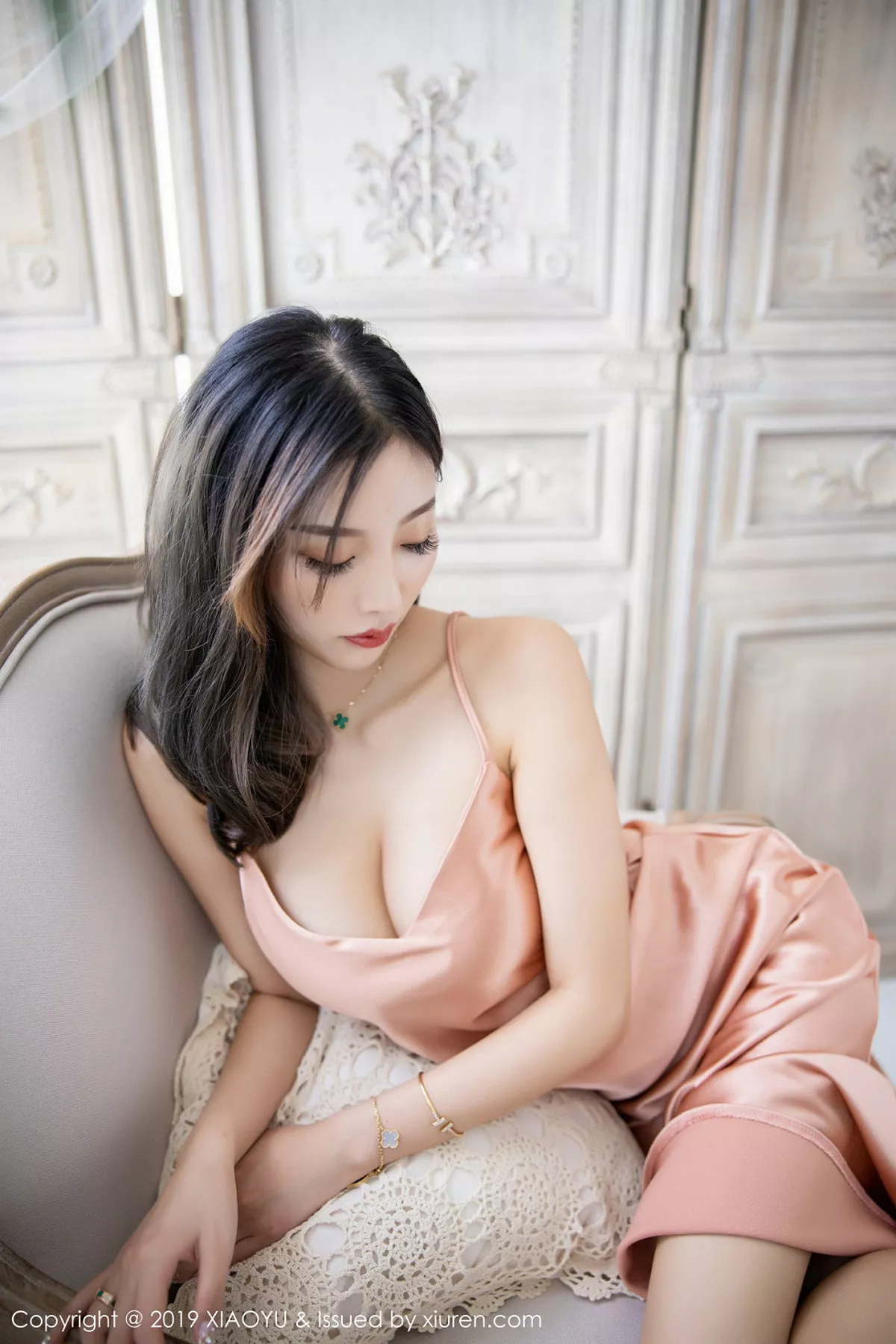 秀人集.com_[XiaoYu画语界]Vol.143_女神杨晨晨sugar私房性感奶牛内衣系列秀完美身材诱惑写真55P