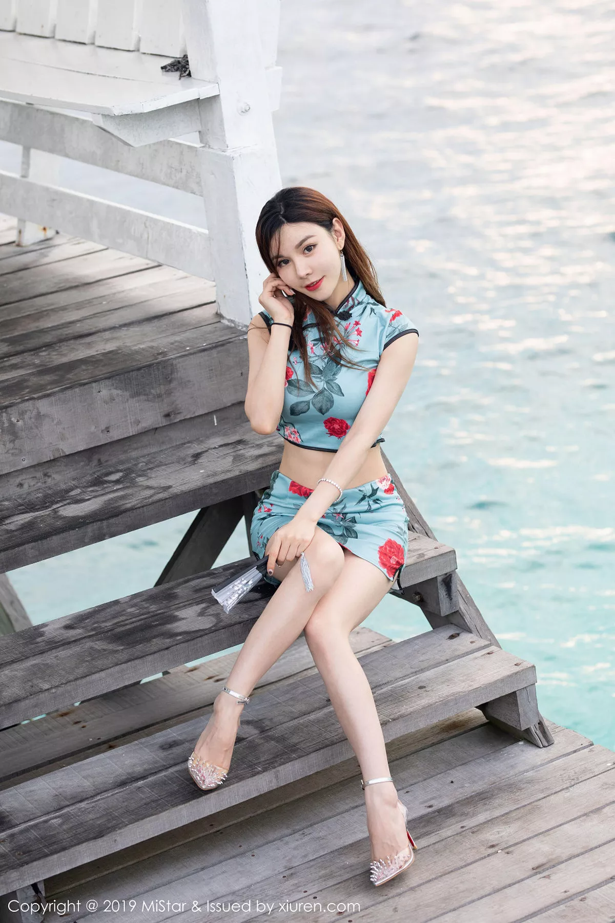 秀人集.com_[MiStar魅妍社]Vol.306_嫩模沈佳熹仙本那旅拍户外华丽古韵旗袍装扮性感写真40P