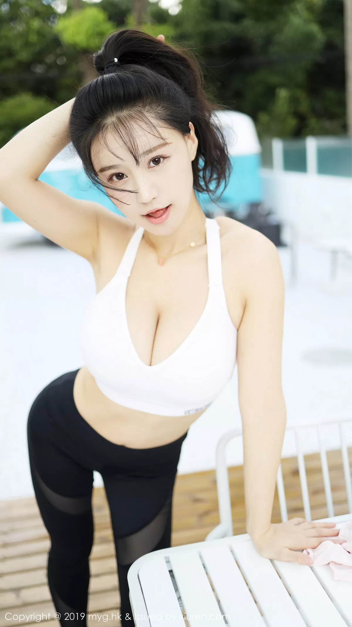 秀人集.com_[MyGirl美媛馆]Vol.387_女神Flower朱可儿户外运动装半脱秀蕾丝内裤惹火诱惑写真75P