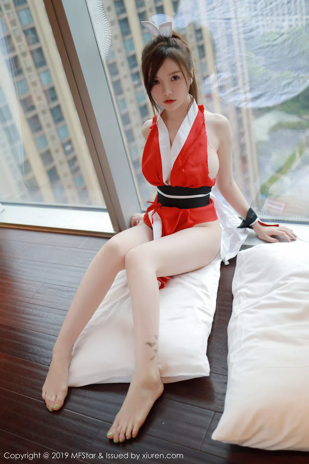 秀人集.com_[MFStar模范学院]Vol.216_嫩模糯美子Mini私房COS经典不知火舞系列火辣诱惑写真52P