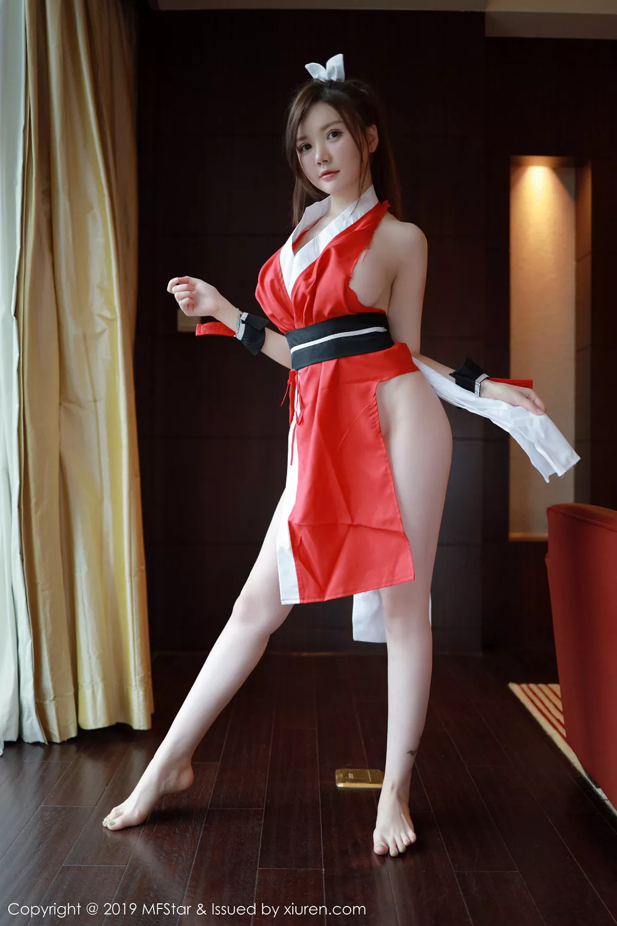 秀人集.com_[MFStar模范学院]Vol.216_嫩模糯美子Mini私房COS经典不知火舞系列火辣诱惑写真52P