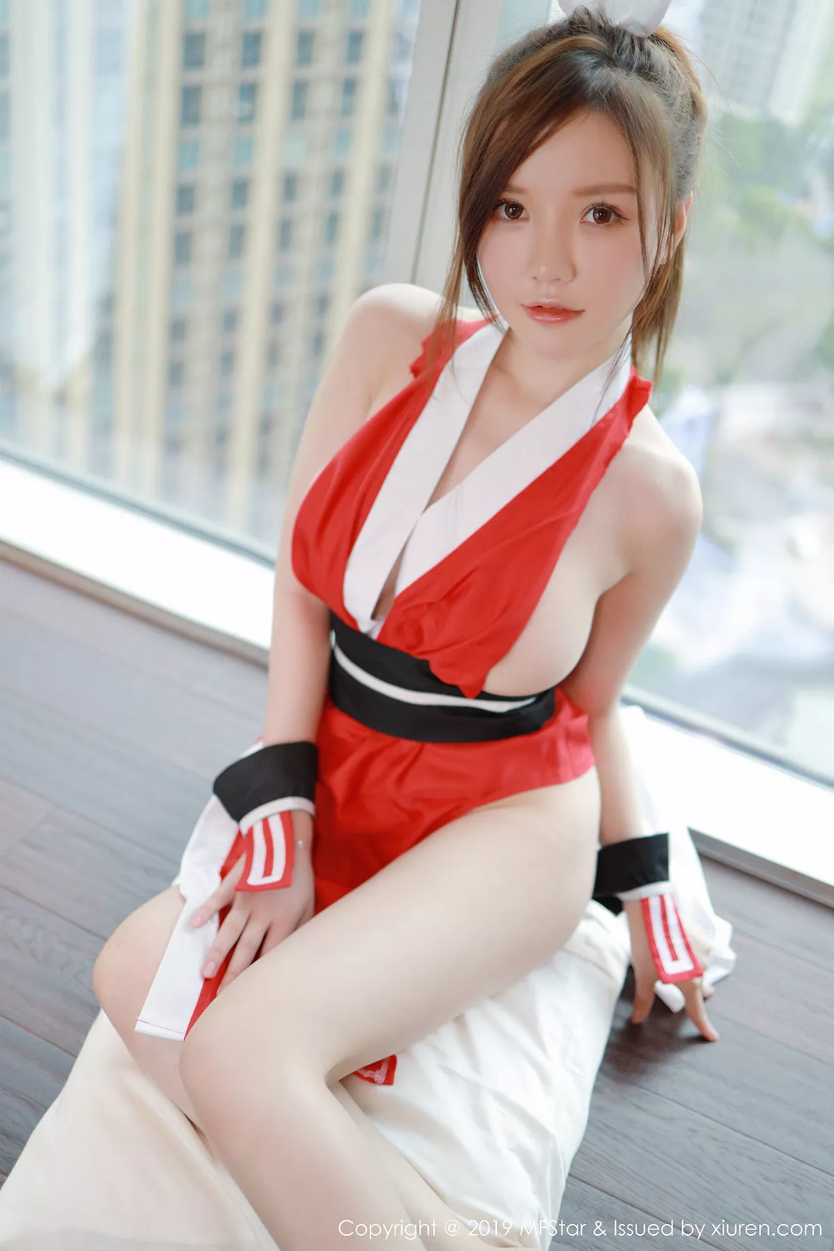 秀人集.com_[MFStar模范学院]Vol.216_嫩模糯美子Mini私房COS经典不知火舞系列火辣诱惑写真52P