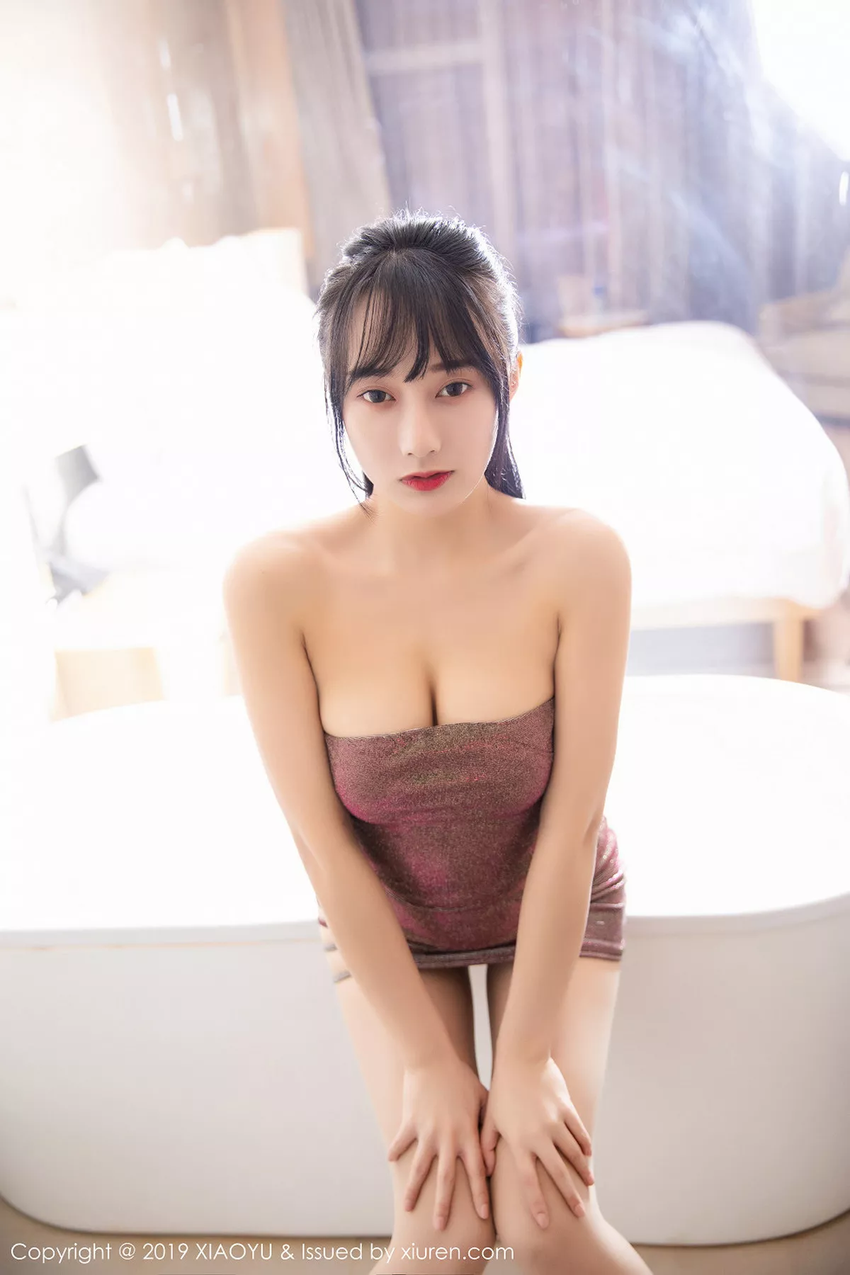 秀人集.com_[XiaoYu画语界]Vol.159_嫩模何嘉颖私房低胸连身裙半脱露傲人豪乳极致诱惑写真68P